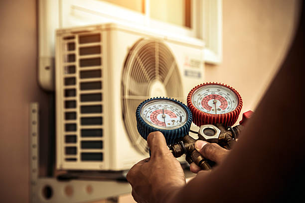 Professional Hvac technician working in Ayer, MA